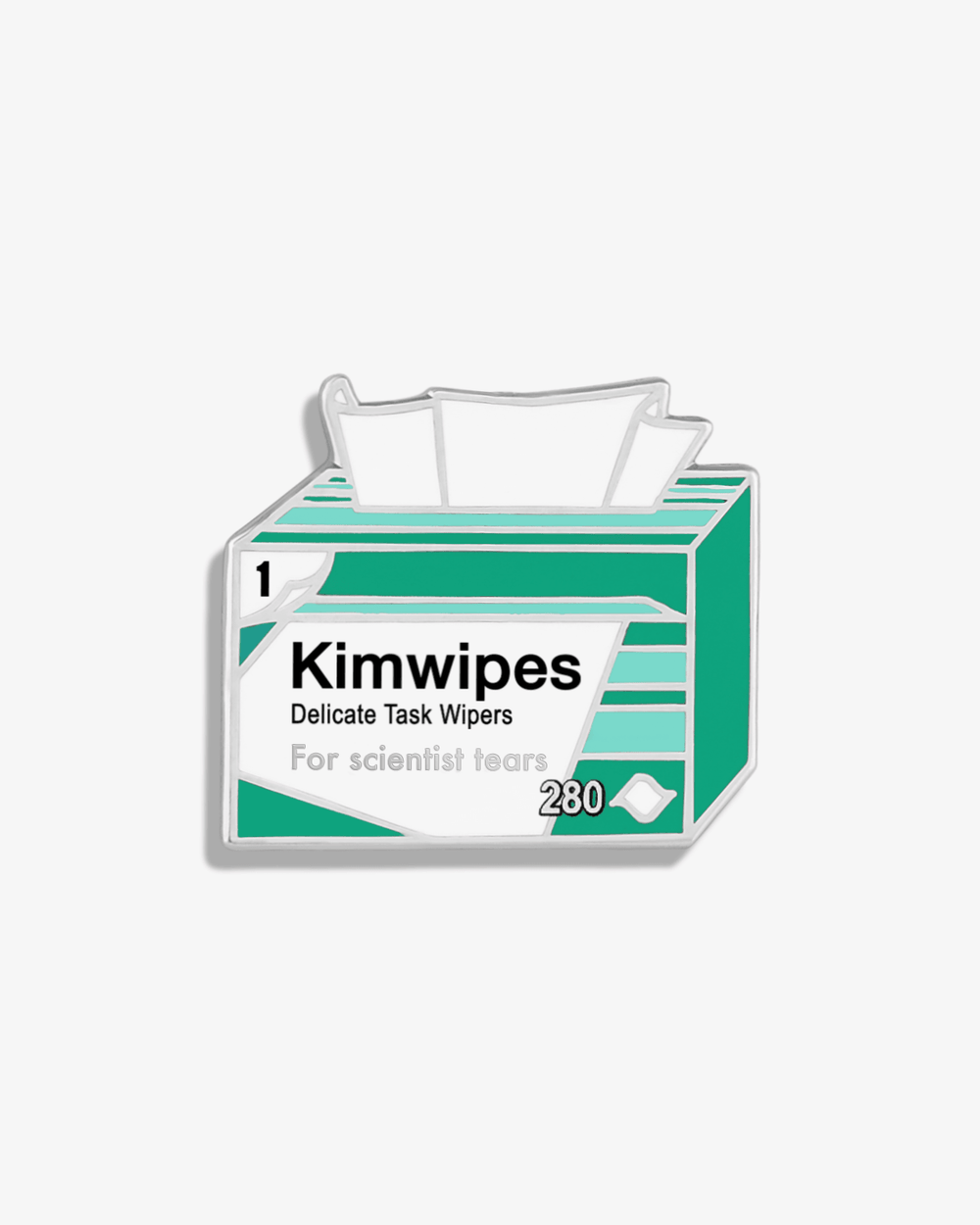 Kimwipes for Scientist Tears Lapel Pin